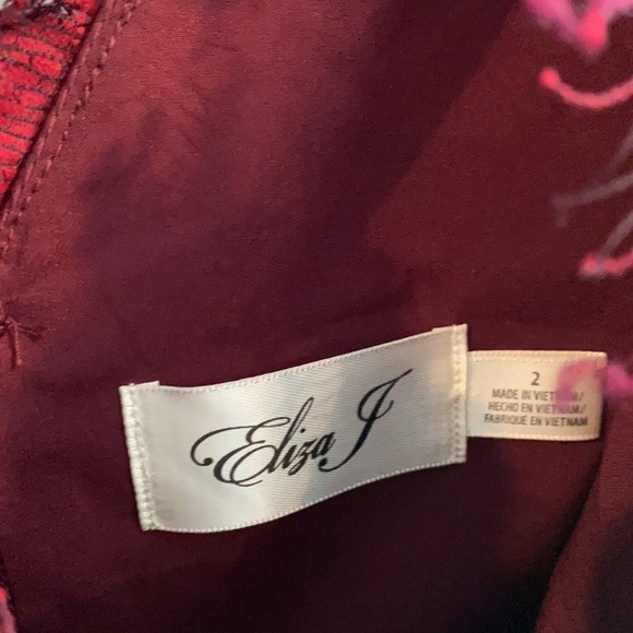 NWT ELIZA J Tulip Hem Lace Cocktail Dress - Picture 7 of 10